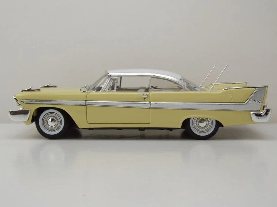 Plymouth Fury 1958 gelb weiß Modellauto 1:18 Motormax - Bild 3 von 4