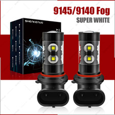 2PCS 9145 9140 LED Fog Light Bulbs for Ford F-150 2006-2022 6000K Cool White