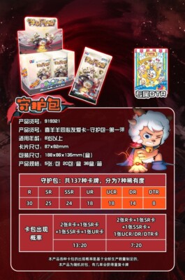 AULDEY Pleasant Goat and Big Big Wolf Anime Collection Trading