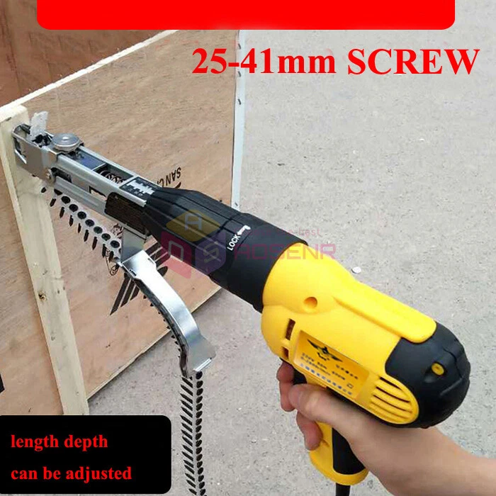 Woodworking Auto Metal Chain Nail Gun Electric Drill Automatic