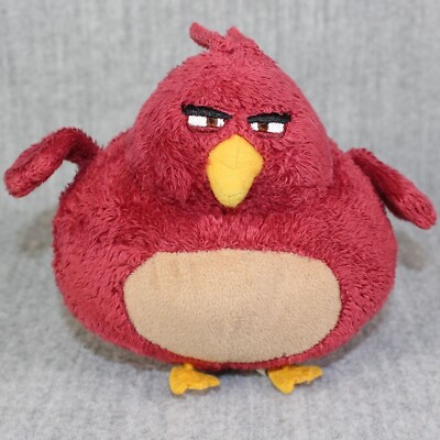 ANGRY BIRDS ROVIO Terence Clip On Plush Keyring Backpack Stuffed Animal Soft Toy