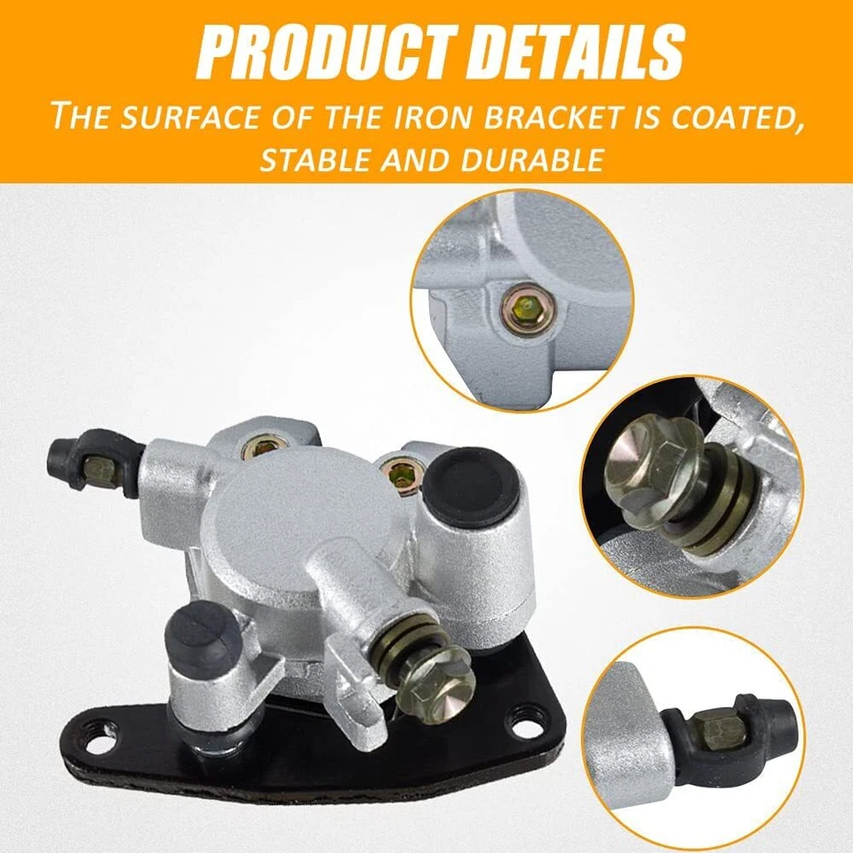 Front Brake Calipers For Yamaha Grizzly 350 400 450 Wolverine 350 450 Kodiak 400 - Image 2 of 4