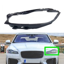 Left Headlight Lens Cover Shell Lampshade Housing Cap For Jaguar XF 2016-2019