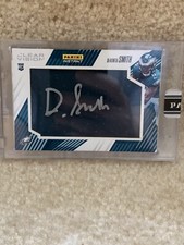 Panini Instant Clear Vision Devonta Smith Rookie On Jersey Card Auto /10