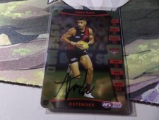 ESSENDON BOMBERS - Adam Saad HAND SIGNED AFL 2019 Teamcoach CARD #20