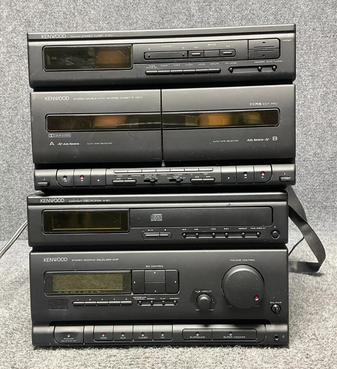 Kenwood Amplifier A-311 X-311 🎵 AM/FM Stereo Tuner CD Player