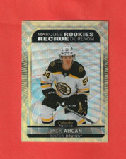2021-22 O-Pee-Chee Platinum NEON YELLOW SURGE # 259 Jack Ahcan BOSTON BRUINS