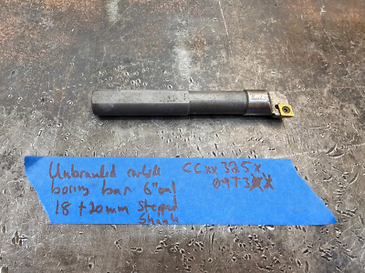 Unbranded 20mm Diameter 6'' OAL Carbide Boring Bar CCxx 325x 09T3xx CCMT Insert
