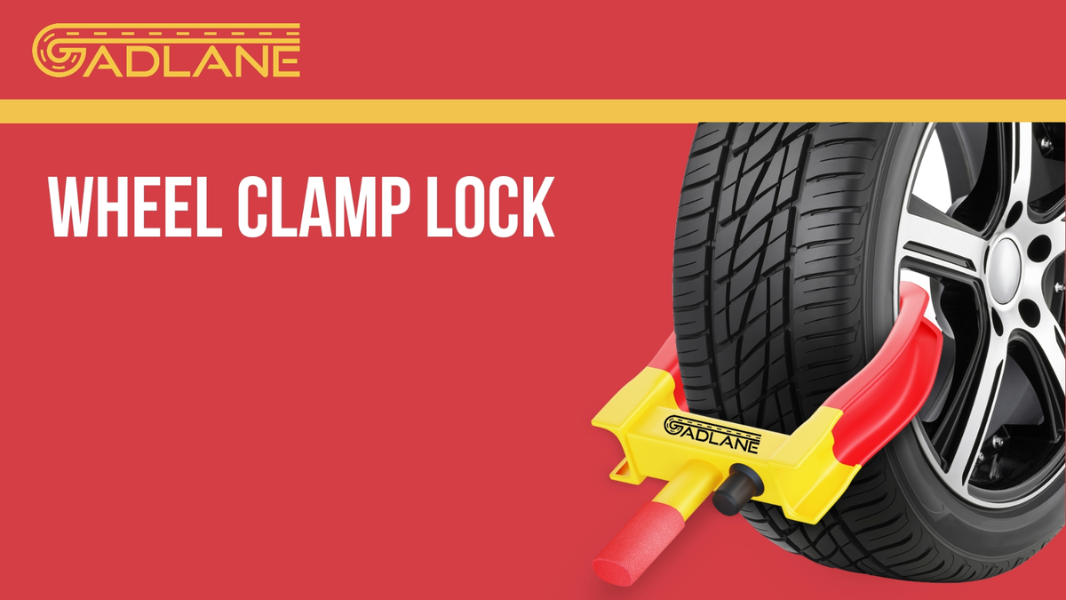 Wheel Clamp Car Safety Lock - Suitable for Cars, Vans, Caravans, Boats Wheel Clamp Car Safety Lock - Suitable for Cars, Vans, Caravans, Boats