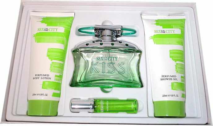 Elegant Gift Set SEX IN THE CITY KISS EAU DE PERFUME LOTION