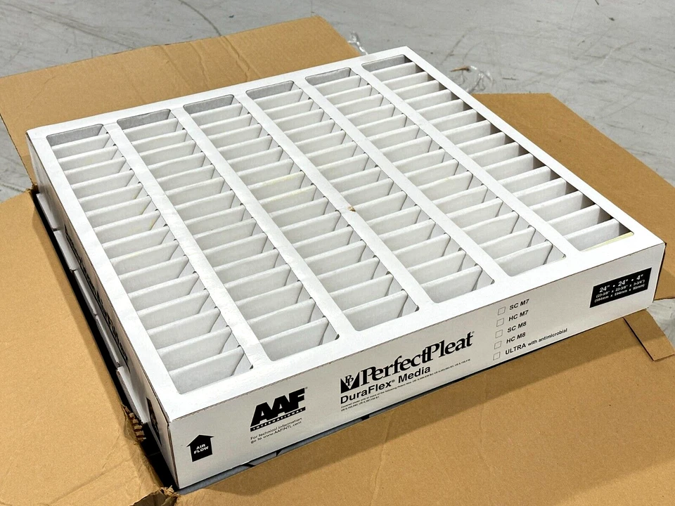 LOTE DE 6 filtros de painel AAF 179-400-863 PerfectPleat SC M7 24" x 24" x 4" - Imagem 3 de 4