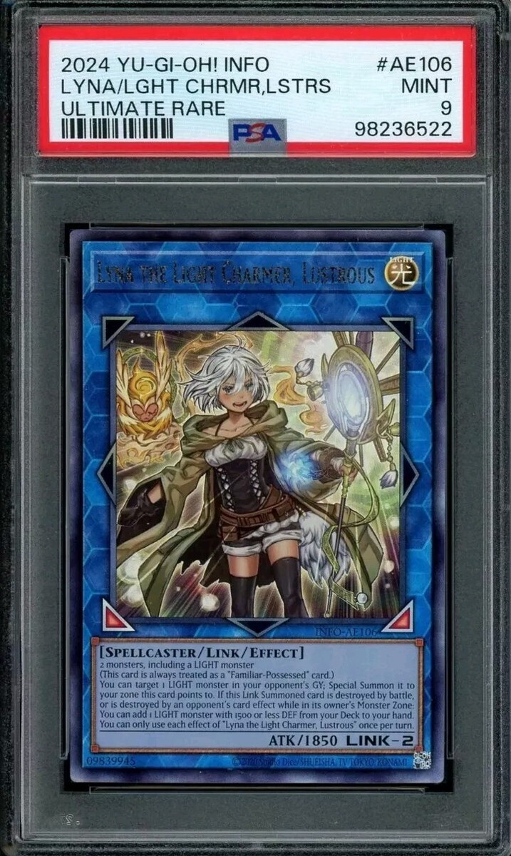 Yu-Gi-Oh! 2024 Lyna the Light Charmer INFO-AE106 Secret Rare GEM 