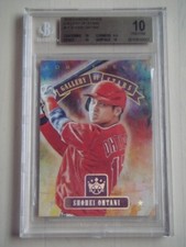 2018 Diamond Kings Shohei Ohtani Gallery of Stars RC #11 BGS 10 PRISTINE Angels