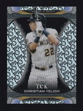 2021 Topps Update Series #TTA-9 CHRISTIAN YELICH Tek 70th Anniversary Topper