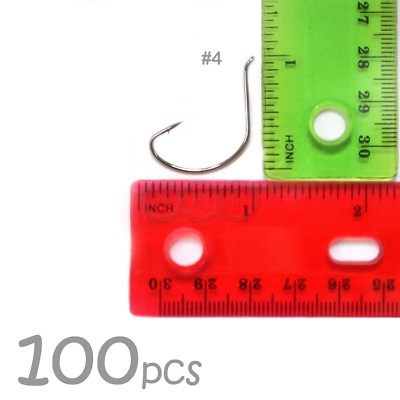 100 pieces Fishing Kahle Hooks Size 4 NEW #4 Hollow point Wide Gap Fish Hook | eBay 100 pieces Fishing Kahle Hooks Size 4 NEW #4 Hollow point Wide Gap Fish Hook | eBay
