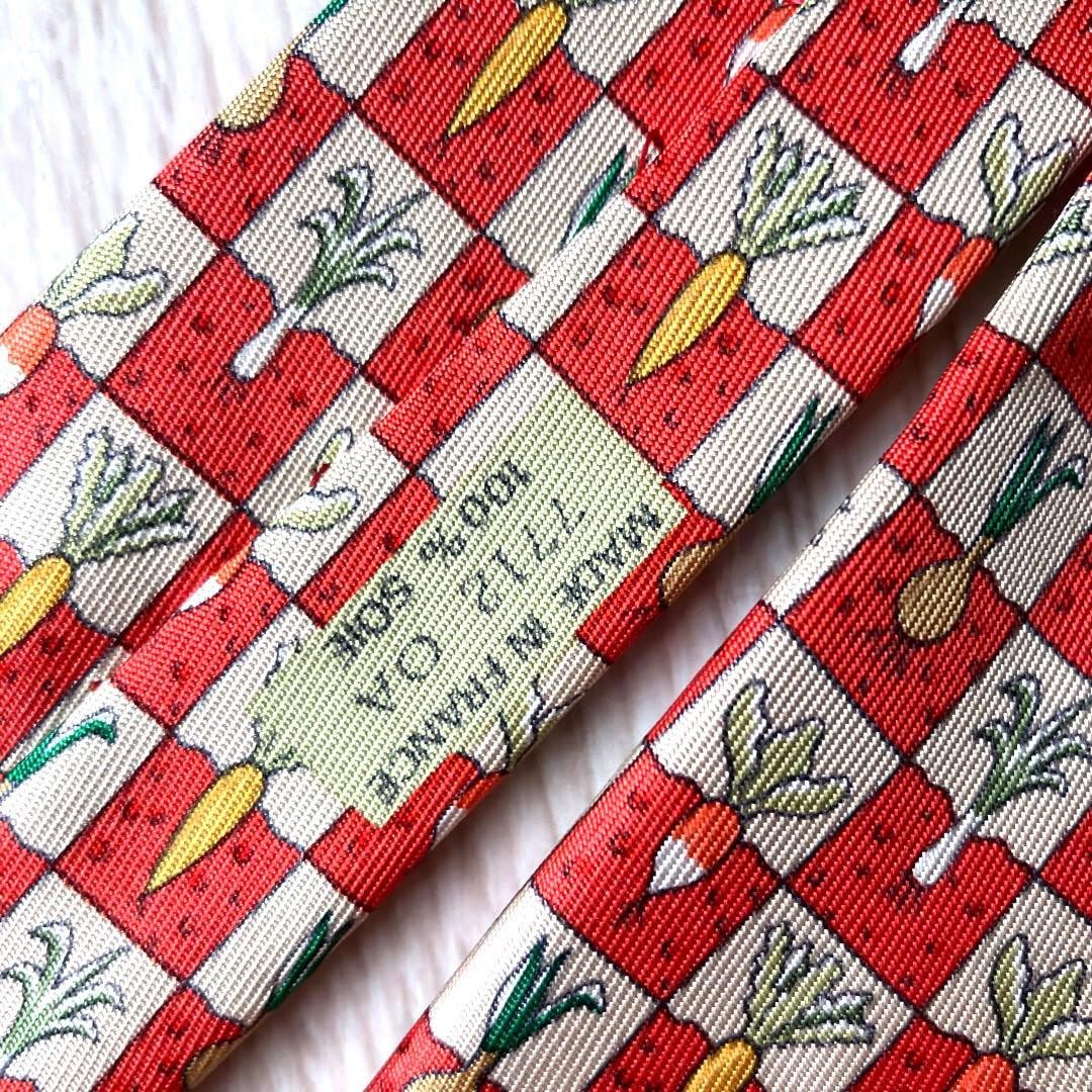 Excellent condition HERMES checkered pattern root… - image 3