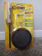 NIP "NOS" H.S. Strut Raspy Old Hen Turkey Call Slate Pot/Mouth Call Combo Pack
