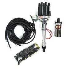 Pertronix Ignition Kit Bundle001 Ignitor Ii Vac Adv Female Black For Sbc Bbc