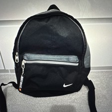 Image of Nike Just Do It Black Grey Mini Rucksack Bag