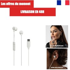 Skullcandy Jib USB-C Wired Earbuds In-Ear Mic Bone