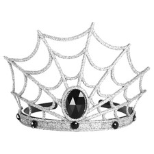 Halloween Spider Web Crown Rhinestone Spider Web Crown Scary Spiders Webs