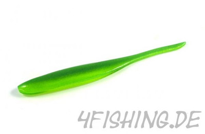 KEITECH Shad Impact LIME / CHARTREUSE in 5''