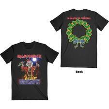 Iron Maiden Unisex T-Shirt No Prayer For Christmas Vintage Rock Band Tee