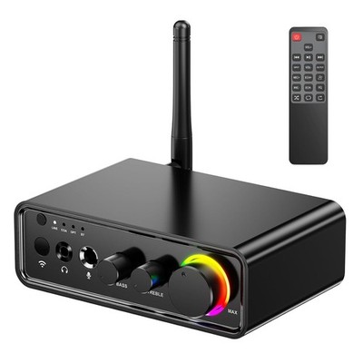 200W Amplifier 2.0 Channel 2 x TPA3116D2 Chips Stereo AMP Karaoke Bluetooth 5.3