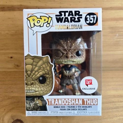 Funko Pop Star Wars The Mandalorian Trandoshan Thug #357 Walgreens Exclusive