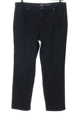 STYLE & CO Straight-Leg Jeans Damen Jeans Gr. DE 44 dunkelblau Casual-Look