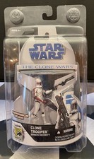 Star Wars The Clone Wars Clone Trooper Senate Security SDCC NIB Action Figure