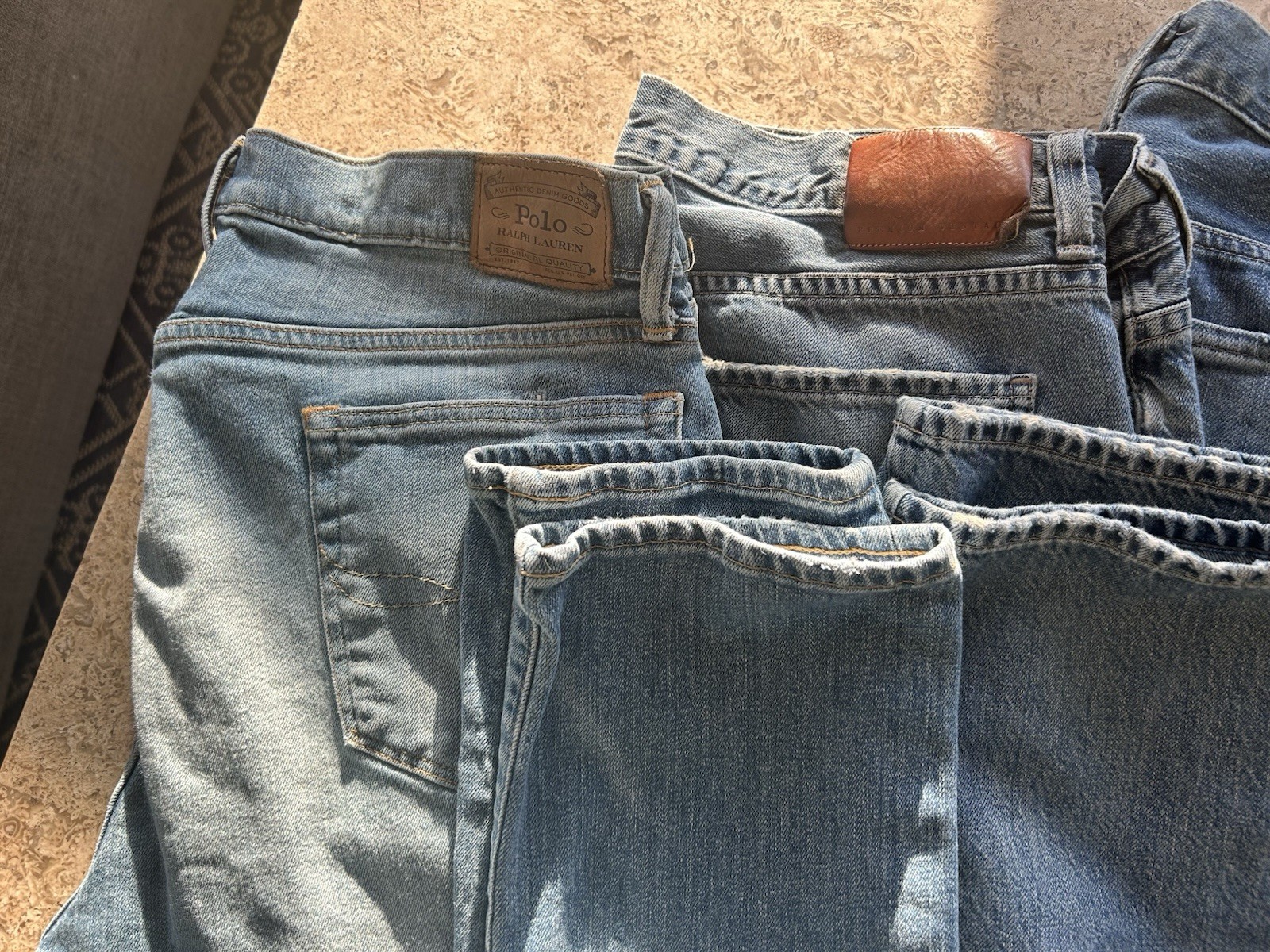 Men’s Name Brand Jeans Lot Size 34,35,36 image 4