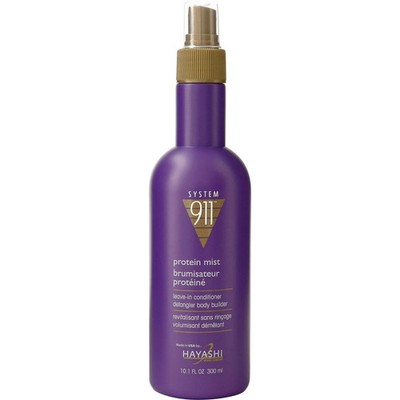 Hayashi System 911 Protein Mist Leave-In Conditioner Detangler Body Builder