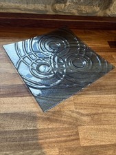 Vintage Glass Tealight Holder Plate - Possibly Partylite