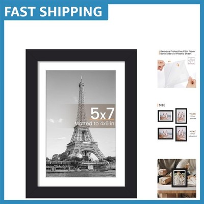 Elegant 5x7 Wall Hanging Picture Frame - Ideal for Cherished Family Memories