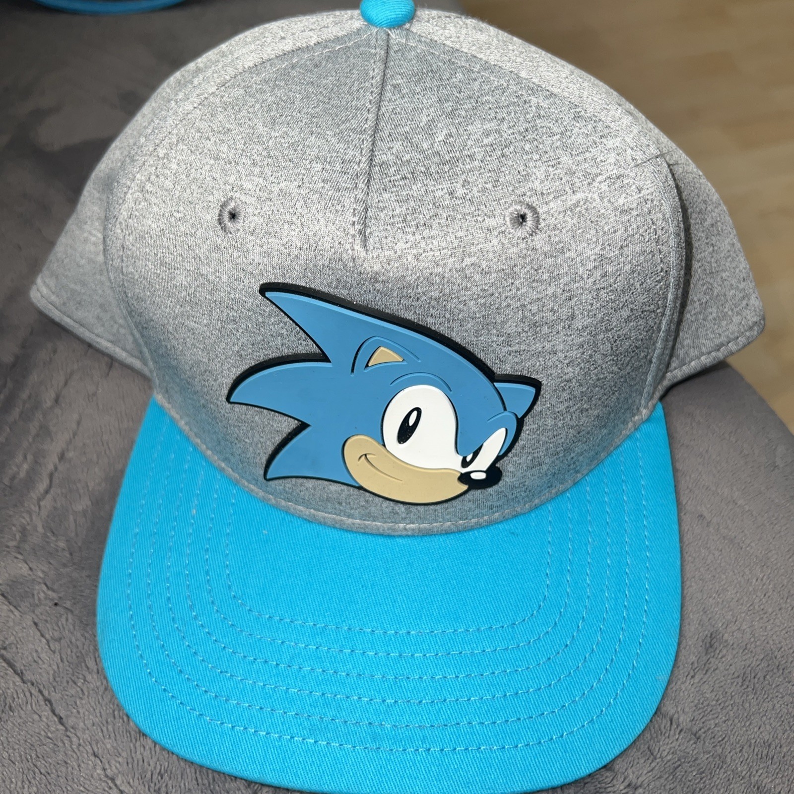 Sonic Hedgehog Adjustable Snapback Cap Character … - image 1
