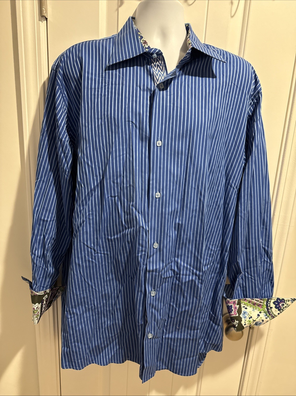 Visconti Flip Cuff Men’s Button Down Size 2XL