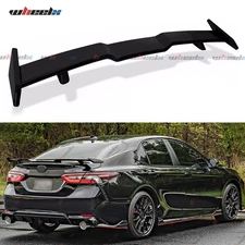For 2018-2022 Honda Accord Matte Black JDM TRD Style Highkick Trunk Spoiler Wing