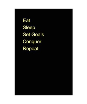 Eat Sleep Set Goals Conquer Repeat lined Journal, Marcus Cervantes