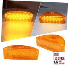 2Pcs Amber Headlight 39 LED Turn Signal Indicators Running Lights, Front Park