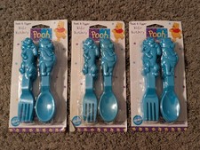 Vintage Wilton 1998 Winnie the Pooh Tigger 3 Packs of New Kids Forks Spoons