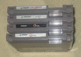 Contra Trilogy + Life Force  for NES .Authentic. Clean/Tested Nintendo. MINT!