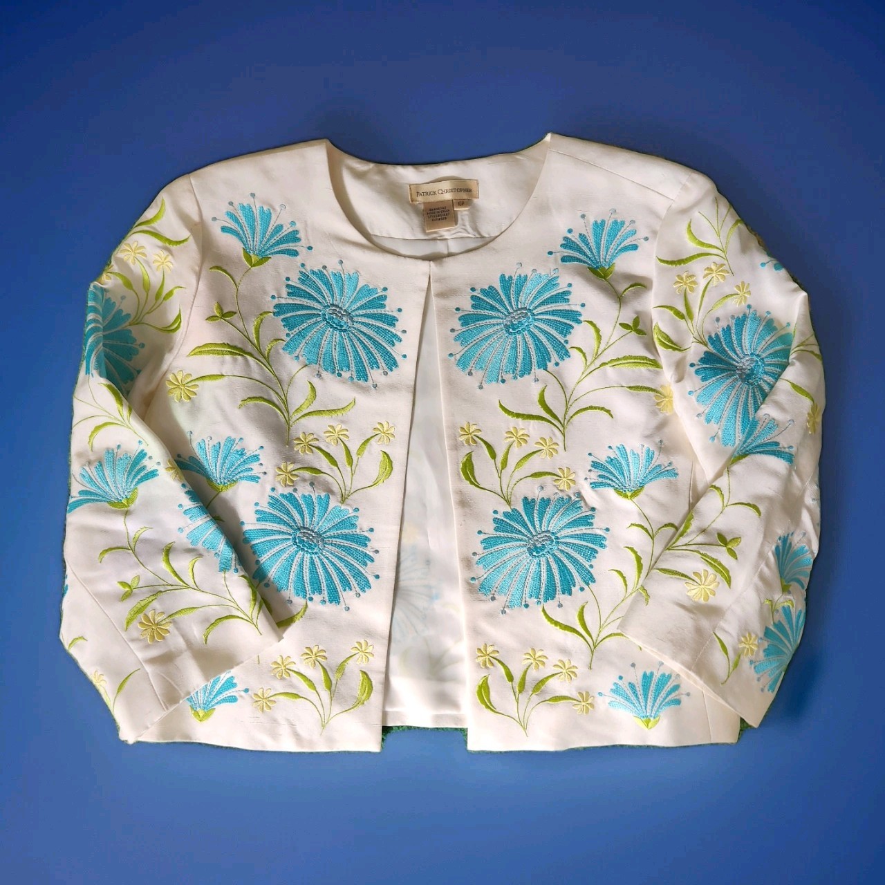 Patrick Christopher Spring Jacket SZ 10 Petite Wh… - image 9