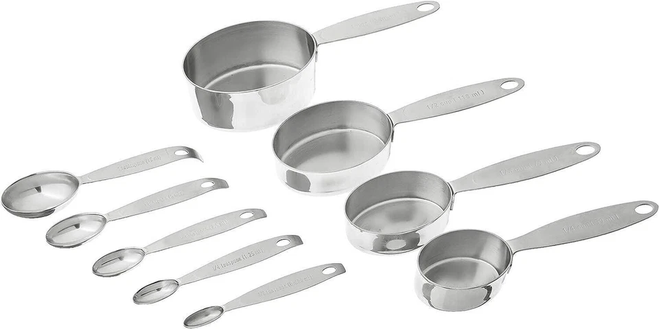Cuisipro Stainless Steel Measuring Cup and Spoon Set - Image 2 of 4