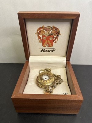 Chs. Tissot &Fils Depuis 1853 Half Hunter Pocket Watch Swiss Made