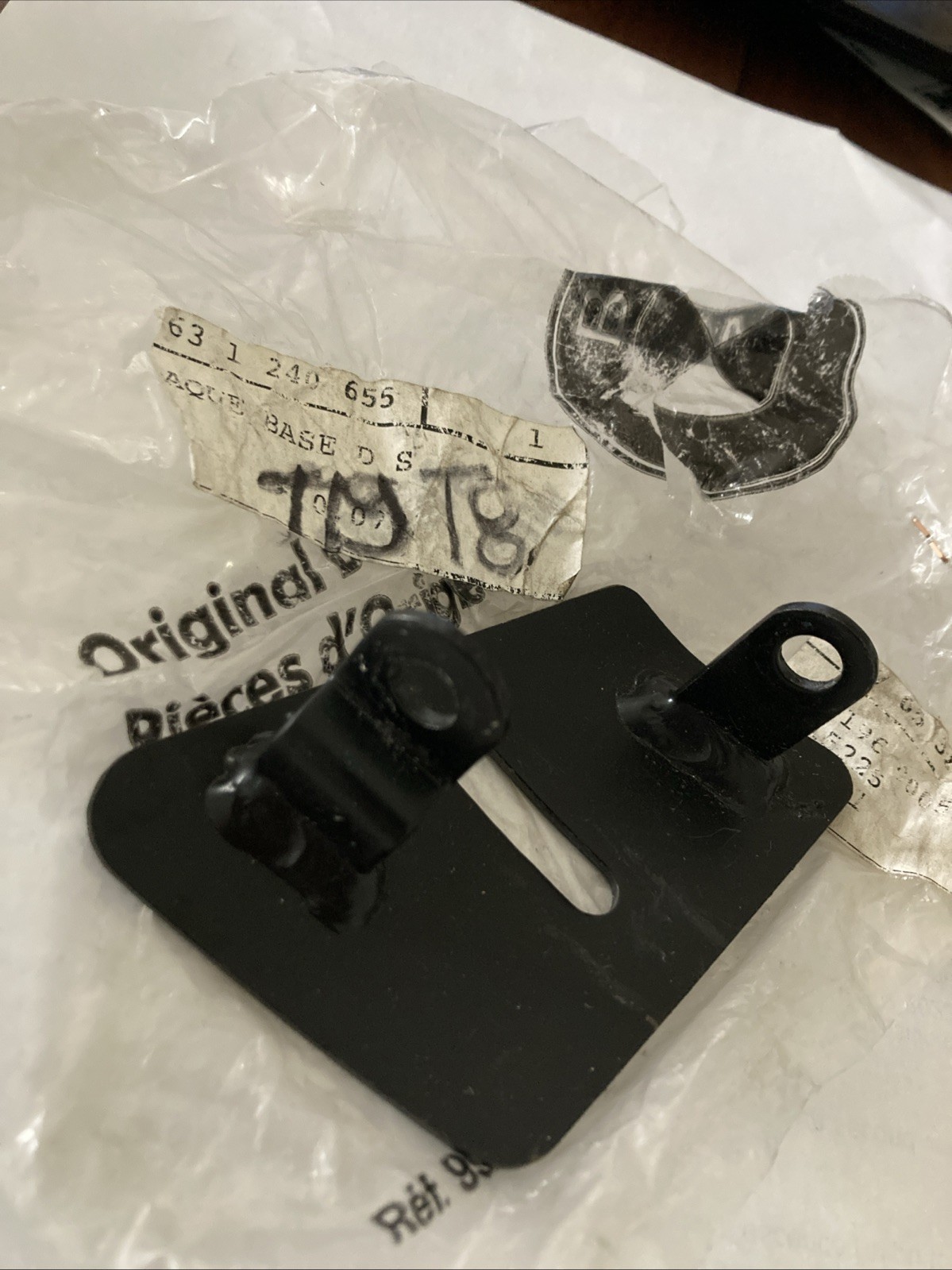 Support de réglage gauche moto BMW R80RT pièce carénage vintage 46631240655 R100RT
