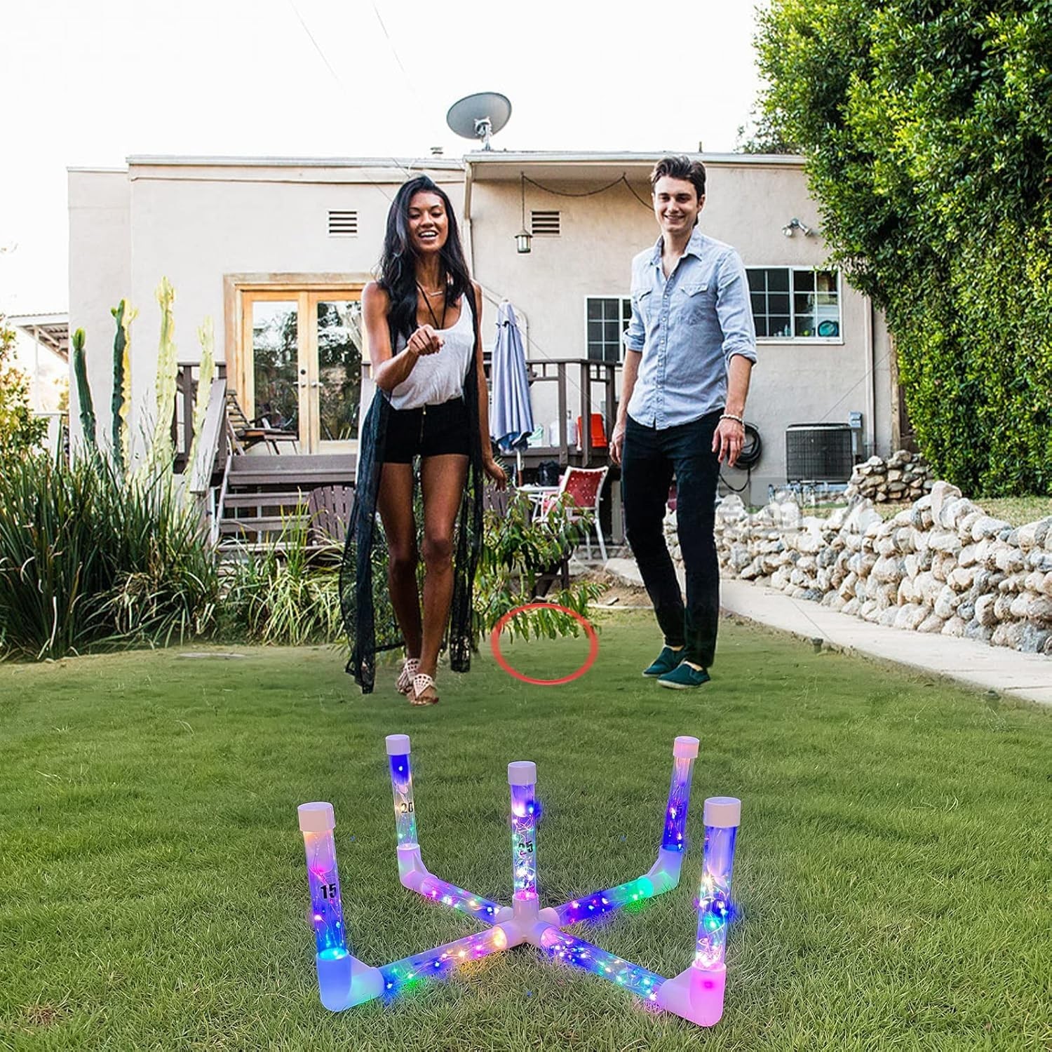 Light-Up Ring Toss Set for All Ages