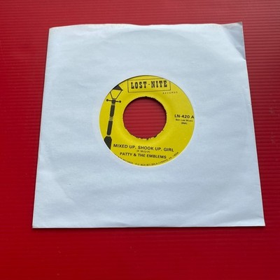 PATTY & THE EMBLEMS Mixed Up, Shook Up, Girl USA repress 7'' vinyl single 45