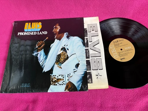 NEAR MINT vinyl INNER record ELVIS PRESLEY vintage PROMISED LAND shrink 0873