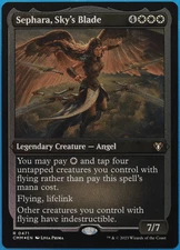 Sephara, Sky's Blade (ETCHED) FOIL Commander Masters MINT (503659) ABUGames